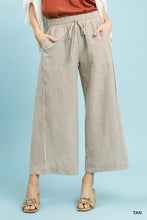 Load image into Gallery viewer, Umgee Tan Wide Leg Pants
