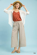 Load image into Gallery viewer, Umgee Tan Wide Leg Pants
