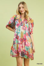 Load image into Gallery viewer, Umgee Watercolor Babydoll Dress
