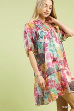 Load image into Gallery viewer, Umgee Watercolor Babydoll Dress
