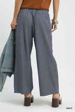 Load image into Gallery viewer, Navy Stripe Pants
