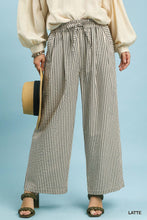 Load image into Gallery viewer, Latte + Black Stripe Pants
