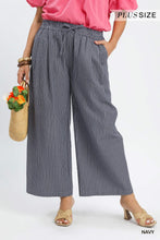 Load image into Gallery viewer, Navy Stripe Pants
