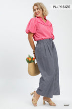 Load image into Gallery viewer, Navy Stripe Pants
