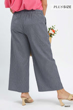 Load image into Gallery viewer, Navy Stripe Pants
