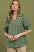 Load image into Gallery viewer, Umgee Olive Mesh Panel Top
