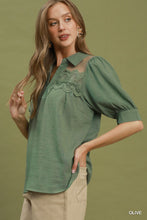 Load image into Gallery viewer, Umgee Olive Mesh Panel Top
