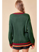 Load image into Gallery viewer, Green Merry Tinsel Sweater
