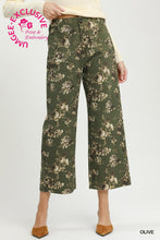 Load image into Gallery viewer, Olive Floral Pants
