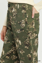 Load image into Gallery viewer, Olive Floral Pants
