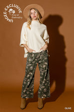 Load image into Gallery viewer, Olive Floral Pants

