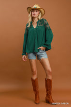 Load image into Gallery viewer, Hunter Lace Panel Top
