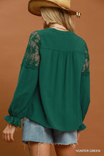 Load image into Gallery viewer, Hunter Lace Panel Top
