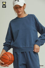 Load image into Gallery viewer, Washed Denim Pullover
