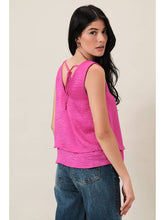 Load image into Gallery viewer, Fuchsia Double Layer Top
