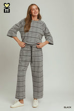 Load image into Gallery viewer, B+W Slim Plaid Pants
