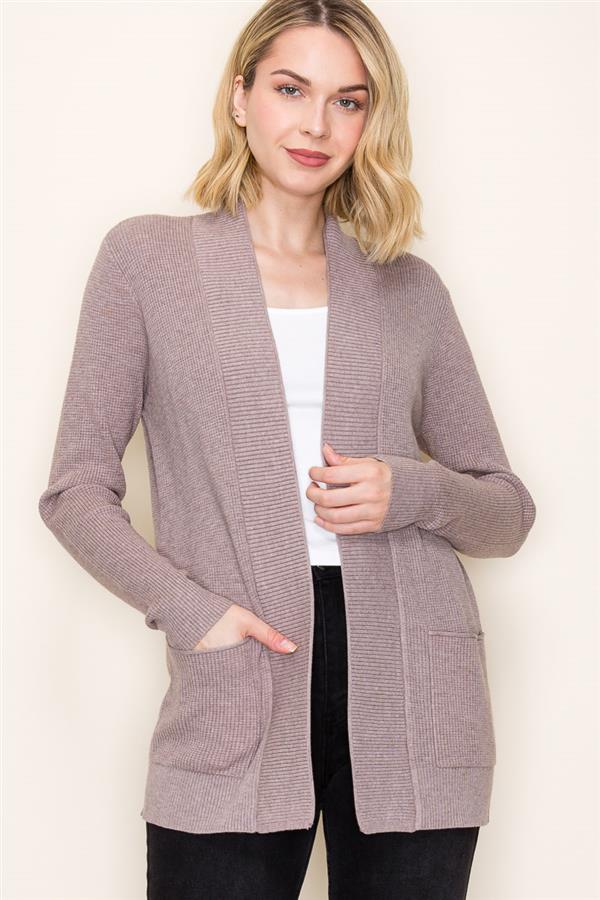 Staccato Mocha Pocket Cardi