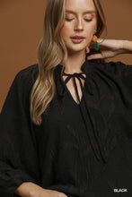 Load image into Gallery viewer, Black Jacquard Top
