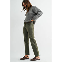 Load image into Gallery viewer, Mica Moss High Rise Straight Denim
