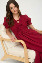 Load image into Gallery viewer, Cherry Smocked Midi Dress

