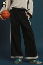 Load image into Gallery viewer, Black + Cream Stripe Pants
