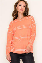 Load image into Gallery viewer, Coral Striped Sweater
