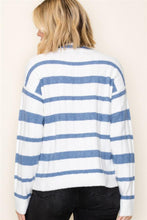 Load image into Gallery viewer, Blue Stripe Sweater
