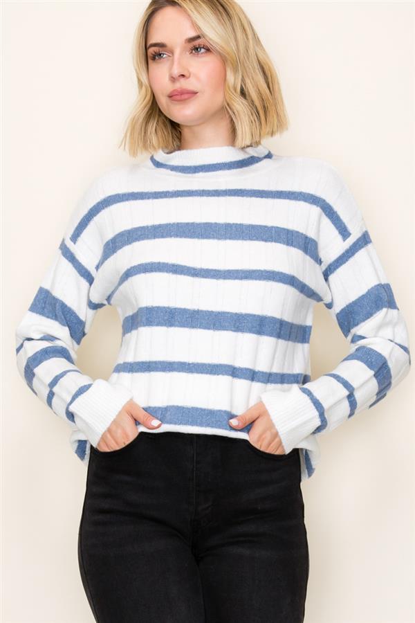 Blue Stripe Sweater