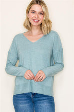 Load image into Gallery viewer, Jade V-Neck Lightweight Sweater
