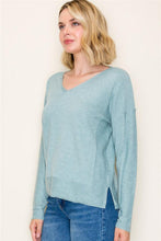 Load image into Gallery viewer, Jade V-Neck Lightweight Sweater
