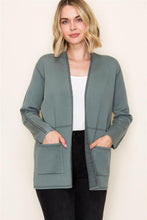 Load image into Gallery viewer, Staccato Dusty Jade Cardigan
