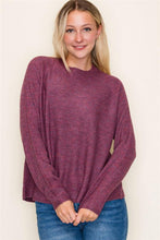Load image into Gallery viewer, Raspberry Textured Sweater

