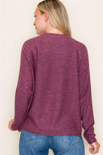 Load image into Gallery viewer, Raspberry Textured Sweater
