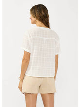 Load image into Gallery viewer, Lovestitch Ivory Cotton Camp Top
