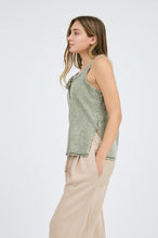 Load image into Gallery viewer, Olive Henley Tank
