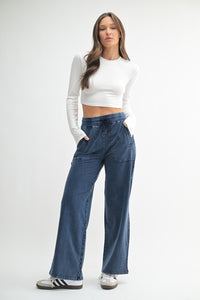 Denim Utility Pants