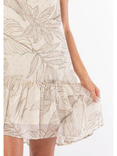 Load image into Gallery viewer, Lovestitch Natural Chiffon Cross Back Dress
