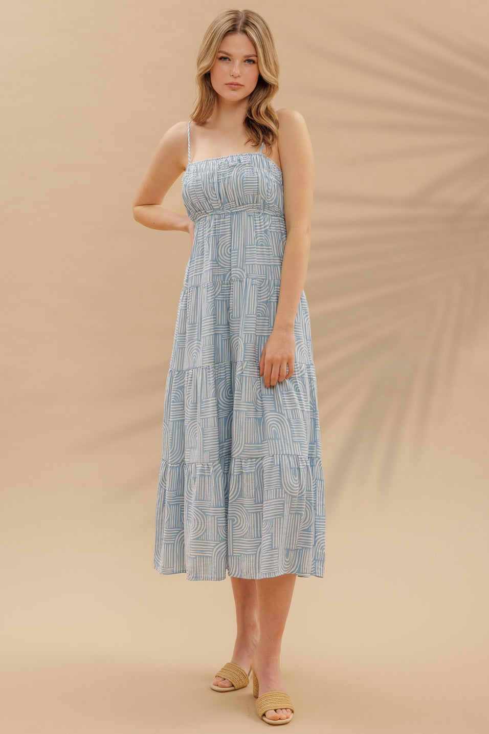 Blue Abstract Dress