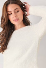 Load image into Gallery viewer, Ivory Fuzzy Sweater
