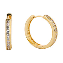 Load image into Gallery viewer, Dipped Gem Hoops
