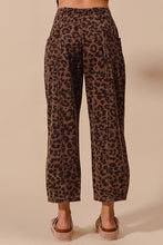 Load image into Gallery viewer, Grey Leopard Barrel Pants
