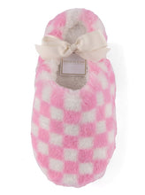 Load image into Gallery viewer, Pink Check Slippers
