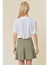 Load image into Gallery viewer, Textured Puff Sleeve Cardi Top
