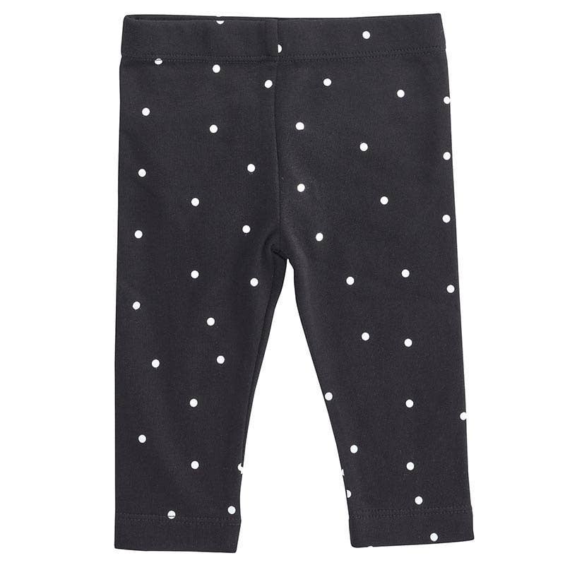 Polka Dot Baby Bow Leggings