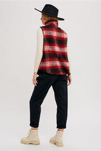 Red Plaid Vest