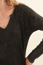 Load image into Gallery viewer, Promesa Charcoal Washed Thermal Top
