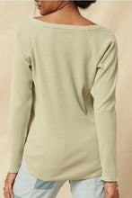 Load image into Gallery viewer, Promesa Charcoal Washed Thermal Top
