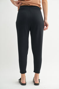 Tailored Scuba Cropped Pants