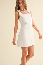 Load image into Gallery viewer, White Linen Mini Dress
