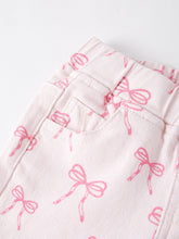 Load image into Gallery viewer, Pink Bow Denim - Kids
